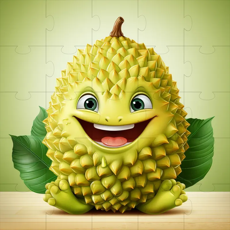 Emotional Cartoon Fruits And Vegetables