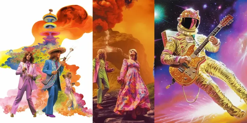 70s Album Covers generated by undefined