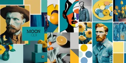 Creative Art Moodboards Pure Aesthetic generated by midjourney