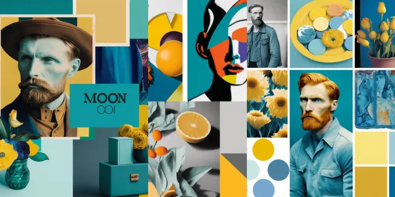 Creative Art Moodboards Pure Aesthetic generated by undefined