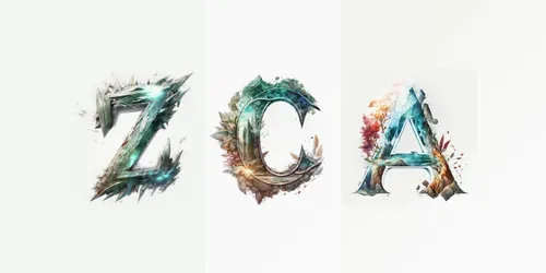 Fantasy Letters generated by midjourney