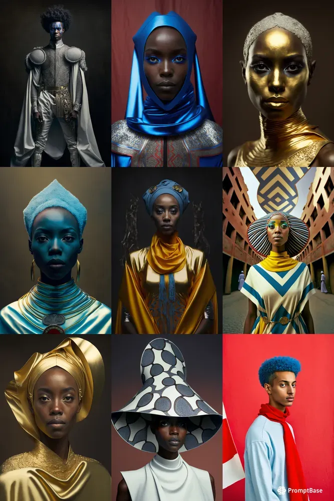African Fashion Vibrant And Bright Hues