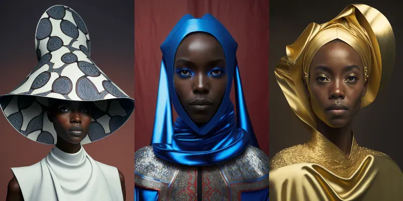 African Fashion Vibrant And Bright Hues generated by undefined