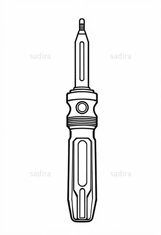 Construction Tools Coloring Book Pages