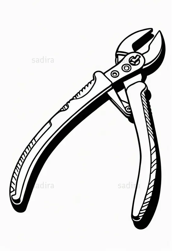 Construction Tools Coloring Book Pages