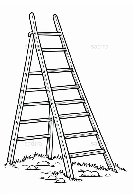 Construction Tools Coloring Book Pages