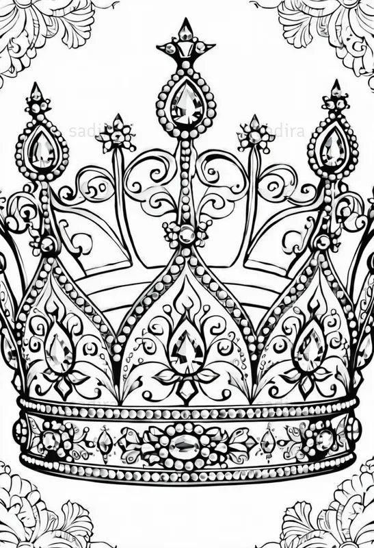 Pirate Elements Coloring Book Pages