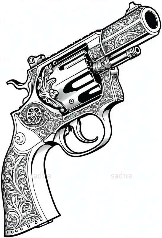 Pirate Elements Coloring Book Pages