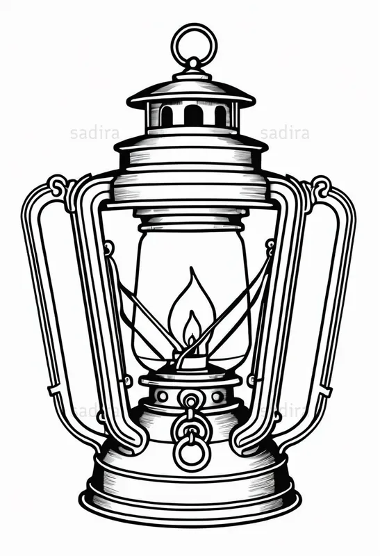 Pirate Elements Coloring Book Pages