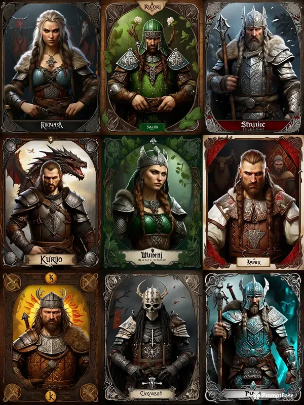 Slavic Mythology Game Cards