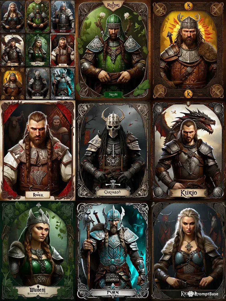 Slavic Mythology Game Cards