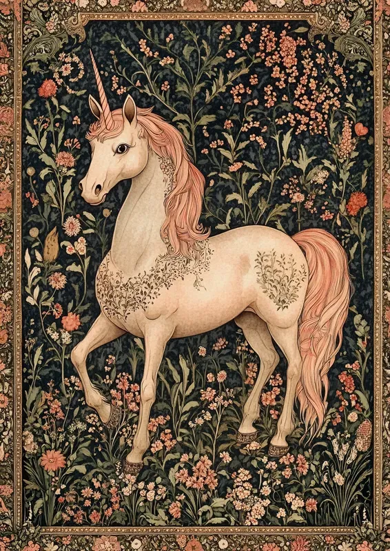 Intricate Morris Inspired Flora Faunas