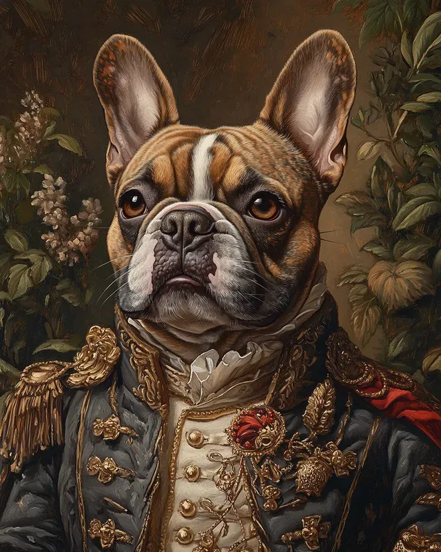 Regal Pet Portraits In Royal Attire