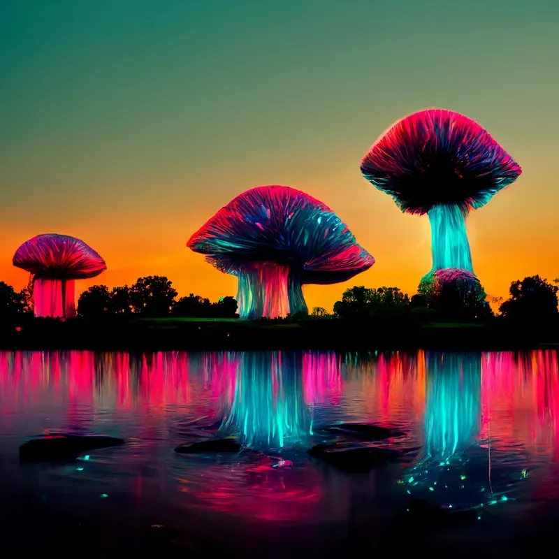 Magic Mushoom Landscapes