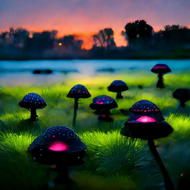 Magic Mushoom Landscapes