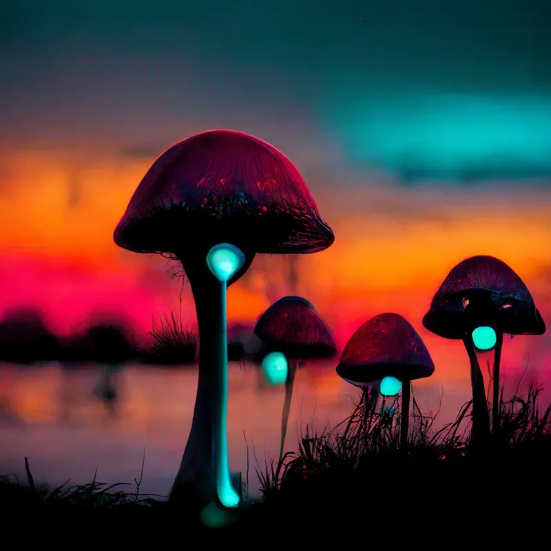 Magic Mushoom Landscapes