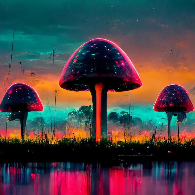 Magic Mushoom Landscapes