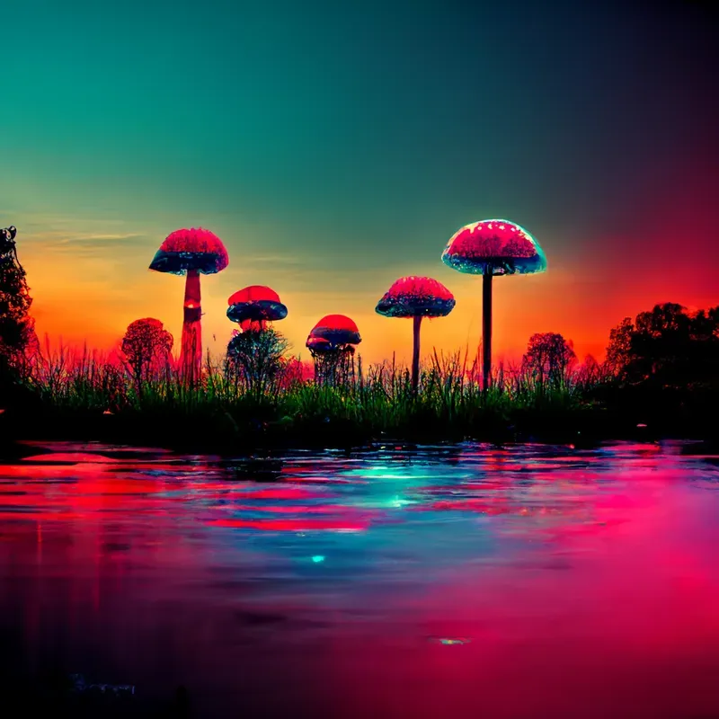 Magic Mushoom Landscapes