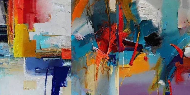 Contemporary Abstract Paintings generated by undefined