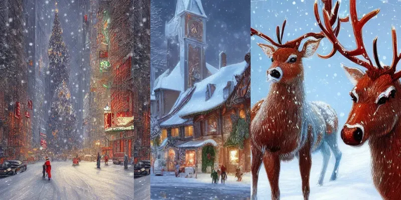 Cozy Christmas Scenes generated by undefined
