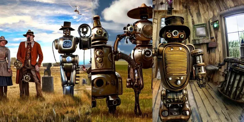 Steampunk on the Prairie  generated by undefined