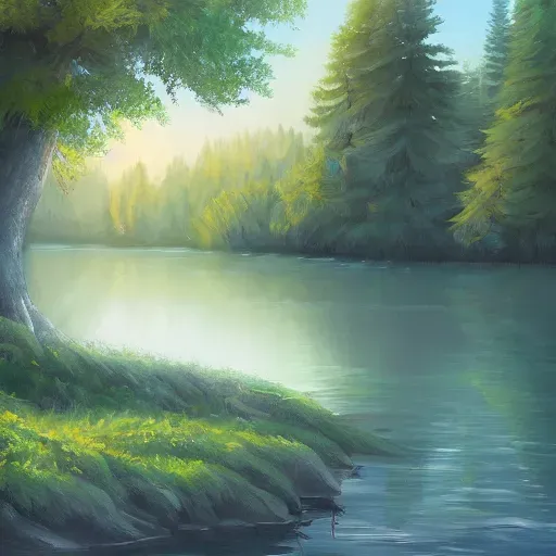 Lake Paintings