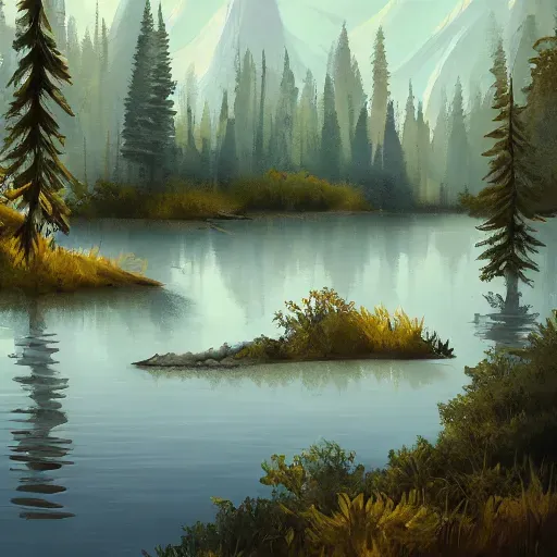 Lake Paintings