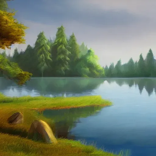 Lake Paintings