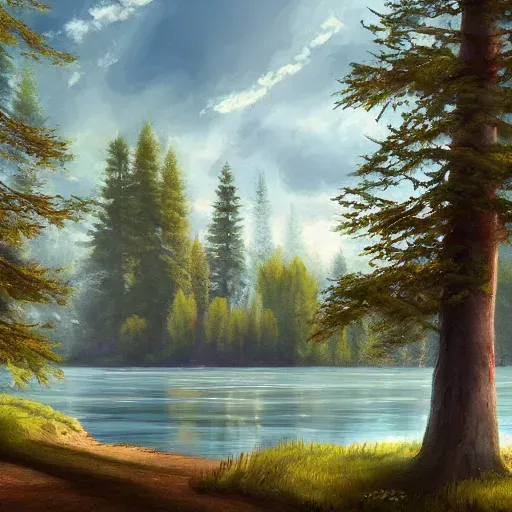 Lake Paintings
