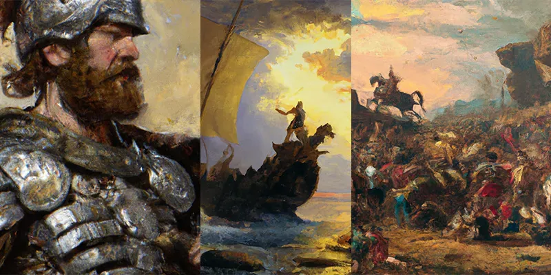Dramatic Classical Paintings generated by undefined