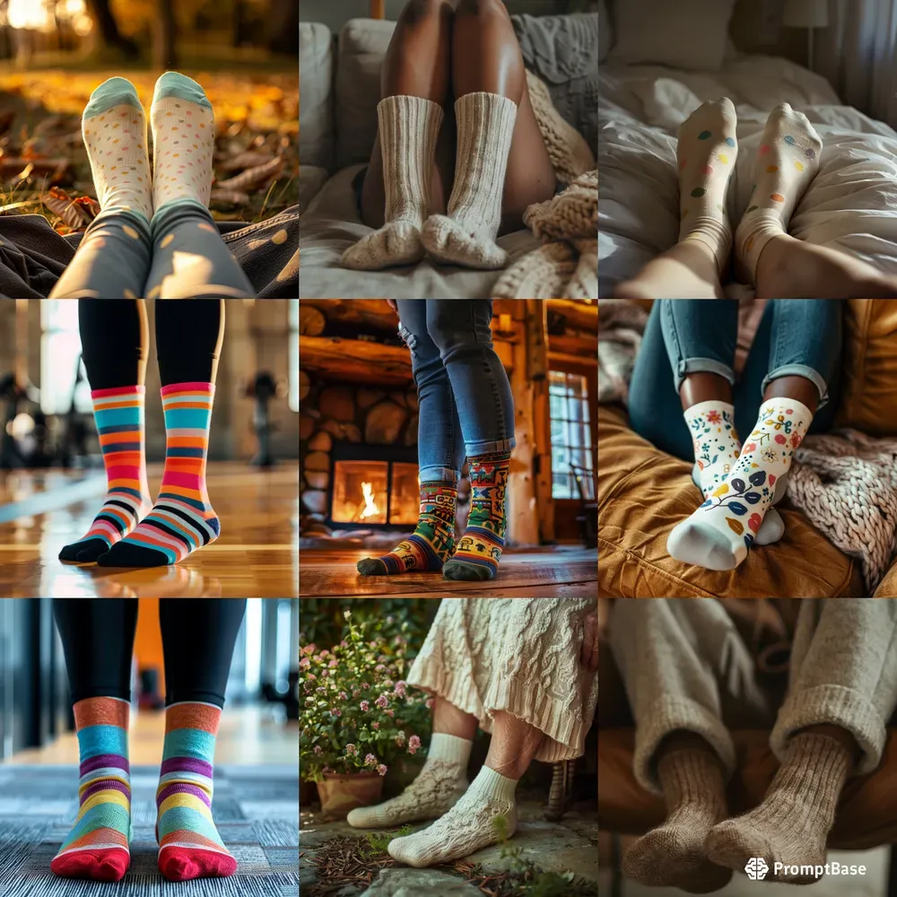 Cozy Feet Socks Stock Templates