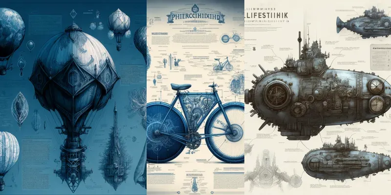 Frostpunk Style Product Blueprints generated by undefined