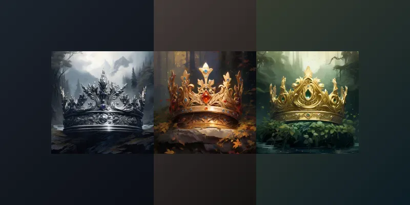 Ambient Landscape Crown Art generated by undefined