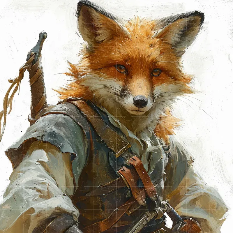 DnD Detailed Character Animal Art