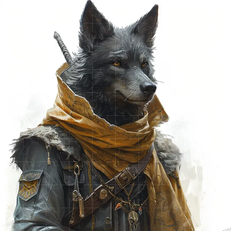 DnD Detailed Character Animal Art