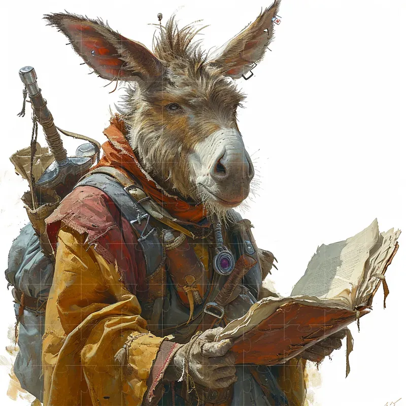 DnD Detailed Character Animal Art