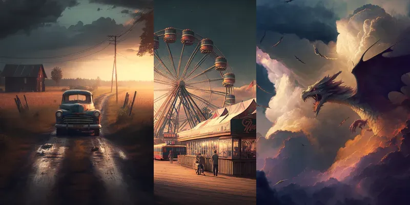 Dusk Art generated by undefined