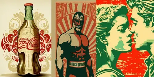 Retro Atmosphere Style Posters generated by midjourney