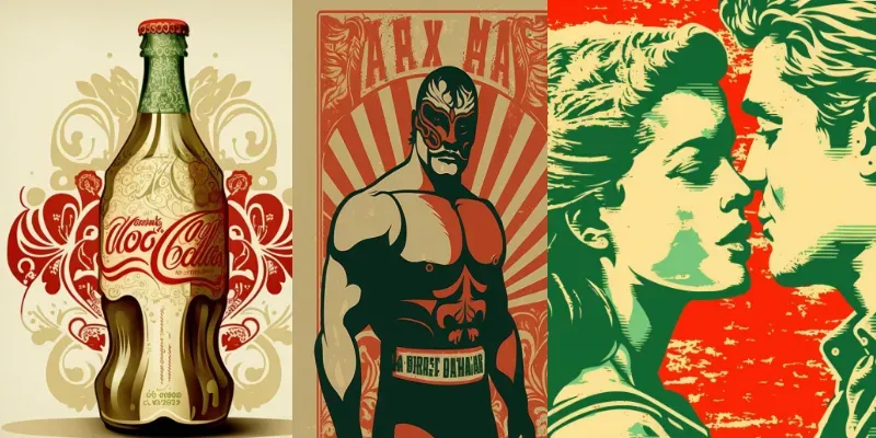Retro Atmosphere Style Posters generated by undefined