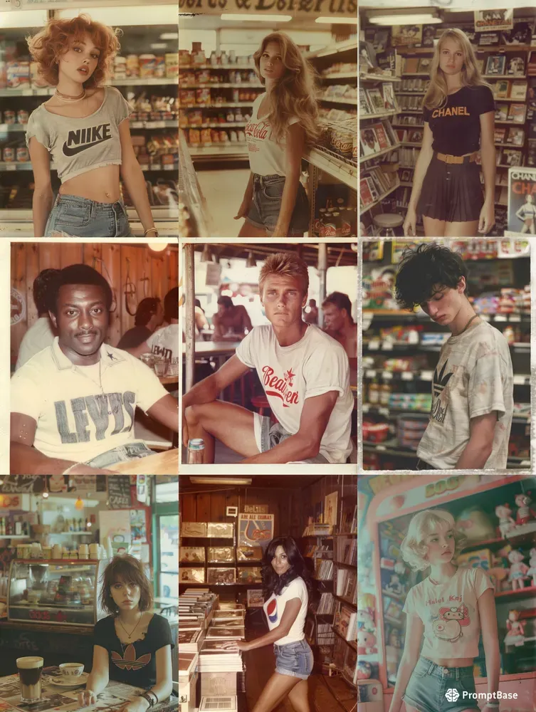 Realistic 70s Vintage Photographs