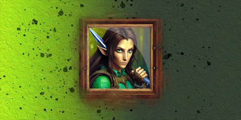 DND Character Portrait - Elf Ranger generated by undefined
