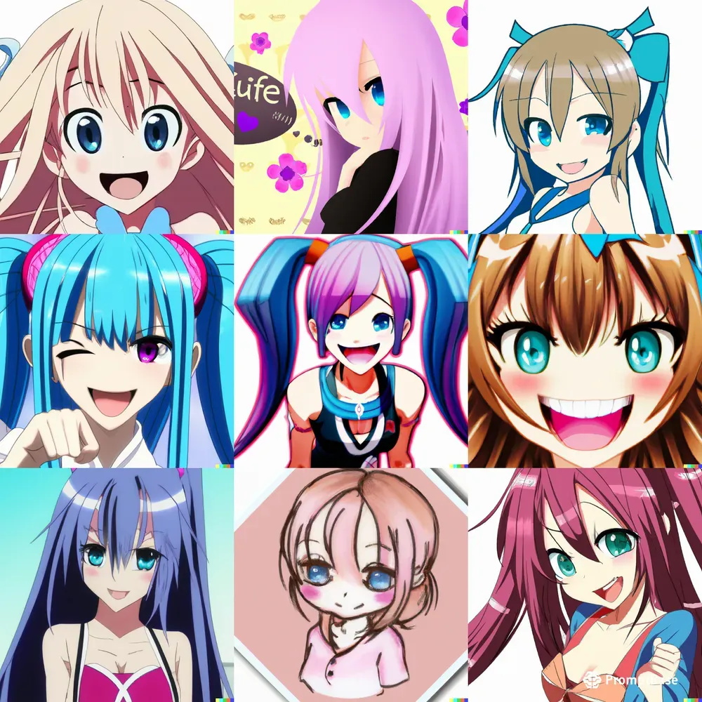 Anime Girl Avatars