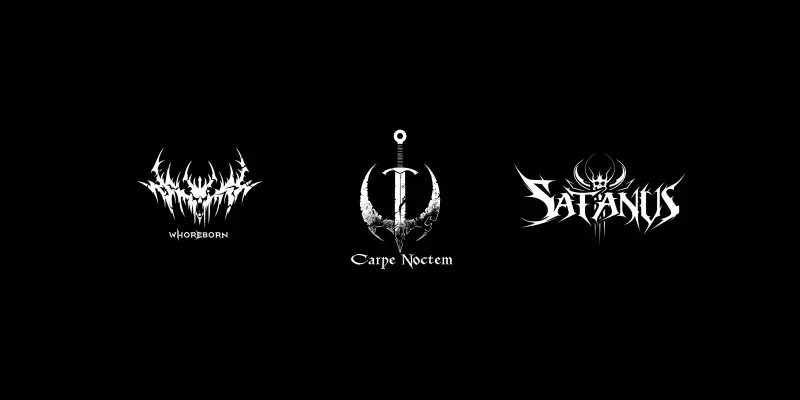 Norwegian Black Metal Style Logo generated by undefined