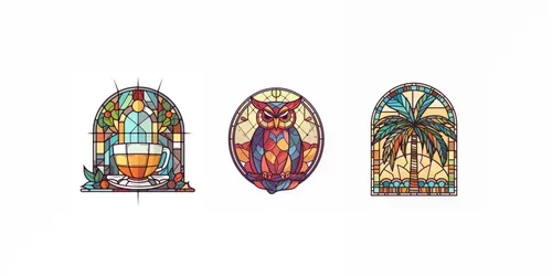 Stained Glass Images generated by midjourney