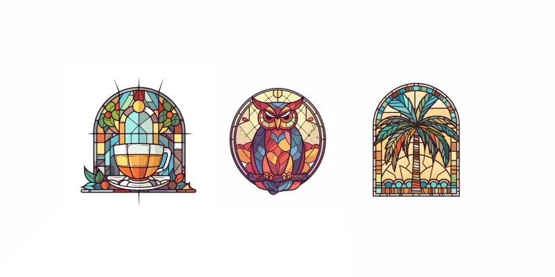 Stained Glass Images generated by undefined