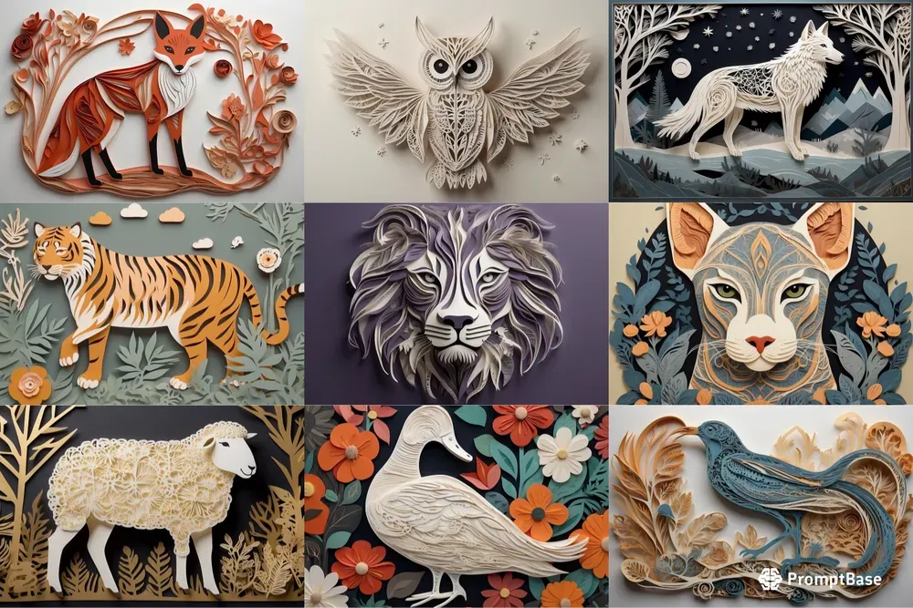 Papercut Animals