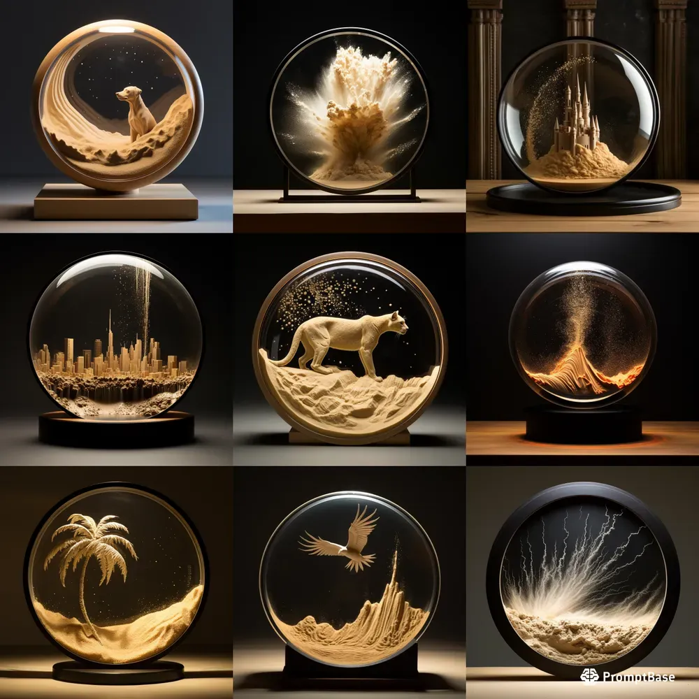 Sand Art Sculptures