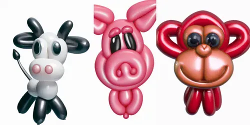 Balloon Art Animal Avatars generated by dalle