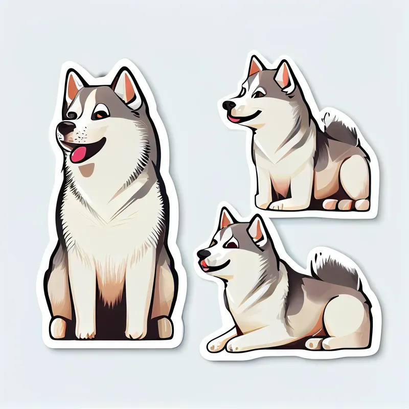 Dogs Breeds Stickers