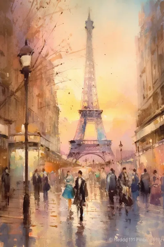 Artistic Travel Poster Paintings